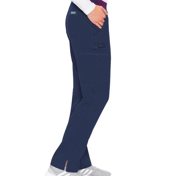 MedCouture Yoga 2 Cargo Pocket Pant in Navy - Picture 3 of 4